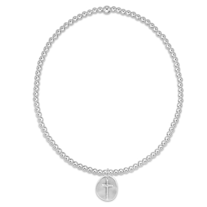 enewton Classic Sterling 2mm Bead Bracelet - Inspire Small Sterling Charm