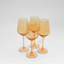Load image into Gallery viewer, GlassHauseCo Colored Wines Glass| Creamsicle Orange