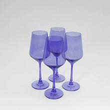 Load image into Gallery viewer, GlassHauseCo Colored Wines Glass | Veri Peri Purple