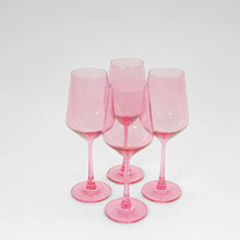 Load image into Gallery viewer, GlassHauseCo Colored Wines Glass | Bubblegum Pink