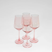 Load image into Gallery viewer, GlassHauseCo Colored Wines Glass | Tickle Me Pink
