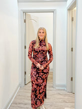 Load image into Gallery viewer, Mink Pink Annika Mesh Rouched Midi Dress | Paisley