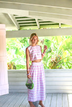 Load image into Gallery viewer, Dottie Hart Marni Maxi Skirt - Triana Shores Ticking