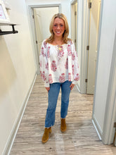Load image into Gallery viewer, Amelia Blouse | Camelia Charm
