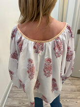 Load image into Gallery viewer, Amelia Blouse | Camelia Charm