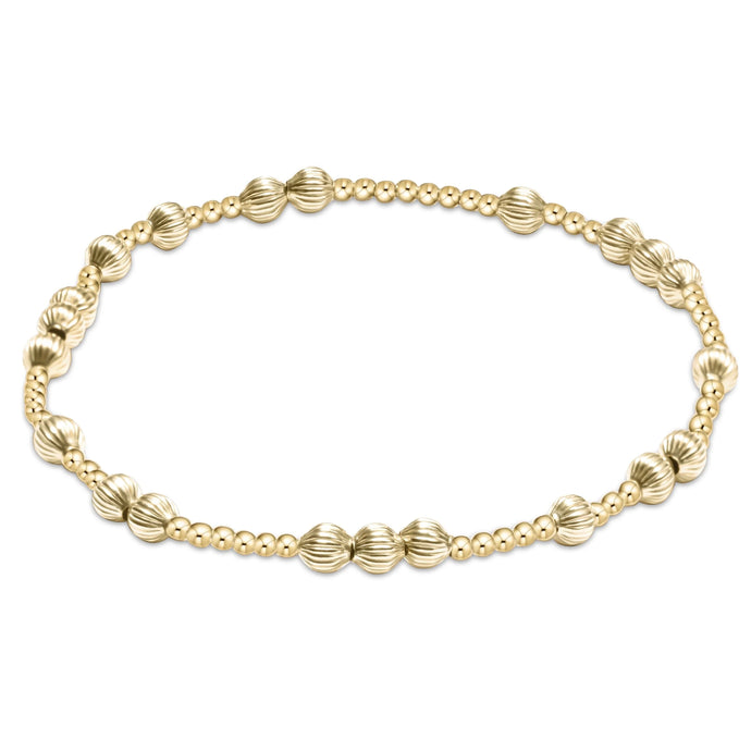 enewton Hope Unwritten Dignity 4mm Beaded Bracelet - Gold