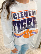 Load image into Gallery viewer, Queen of Sparkles Clemson Tigers Vintage Sweatshirt