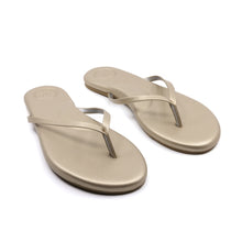Load image into Gallery viewer, Soleil Sea Indie Classic Thin Strap Sandal | Champagne