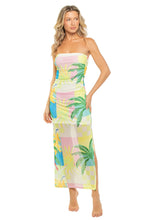 Load image into Gallery viewer, Mink Pink Palmira Mesh Midi Dress | Vacation Palms Vacay