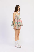 Load image into Gallery viewer, Jacquie the Label Gigi Babydoll Top | Pink Ivory Sage