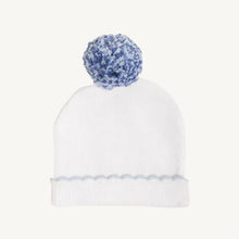 Load image into Gallery viewer, TBBC I'm Here Hat | Worth Ave White/Buckhead Blue
