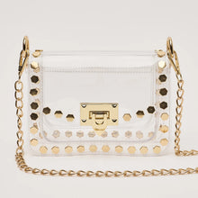 Load image into Gallery viewer, Jackie in Hexagon Clear Crossbody