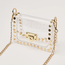 Load image into Gallery viewer, Jackie in Hexagon Clear Crossbody