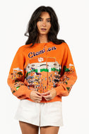Queen of Sparkles Clemson Tailgate Party Cardigan
