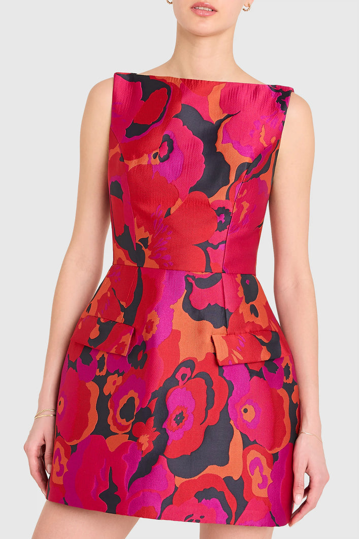 Amanda Uprichard Banco Dress | Pink Multi