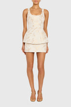 Load image into Gallery viewer, Amanda Uprichard Empire Dress | White Gold
