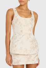 Load image into Gallery viewer, Amanda Uprichard Empire Dress | White Gold