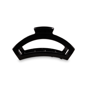 Teleties Open Jet Black Medium Hair Clip