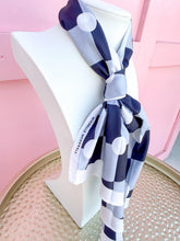 Load image into Gallery viewer, Drew Scarf - Dotted Lattice