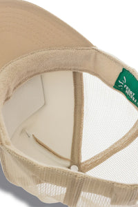 Friday Feelin' Take It Easy Trucker Hat in Tan