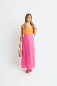 Karlie Colorblock Maxi Dress
