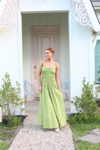 Load image into Gallery viewer, Karlie Solid Smock Cami Maxi Dress | Citrine