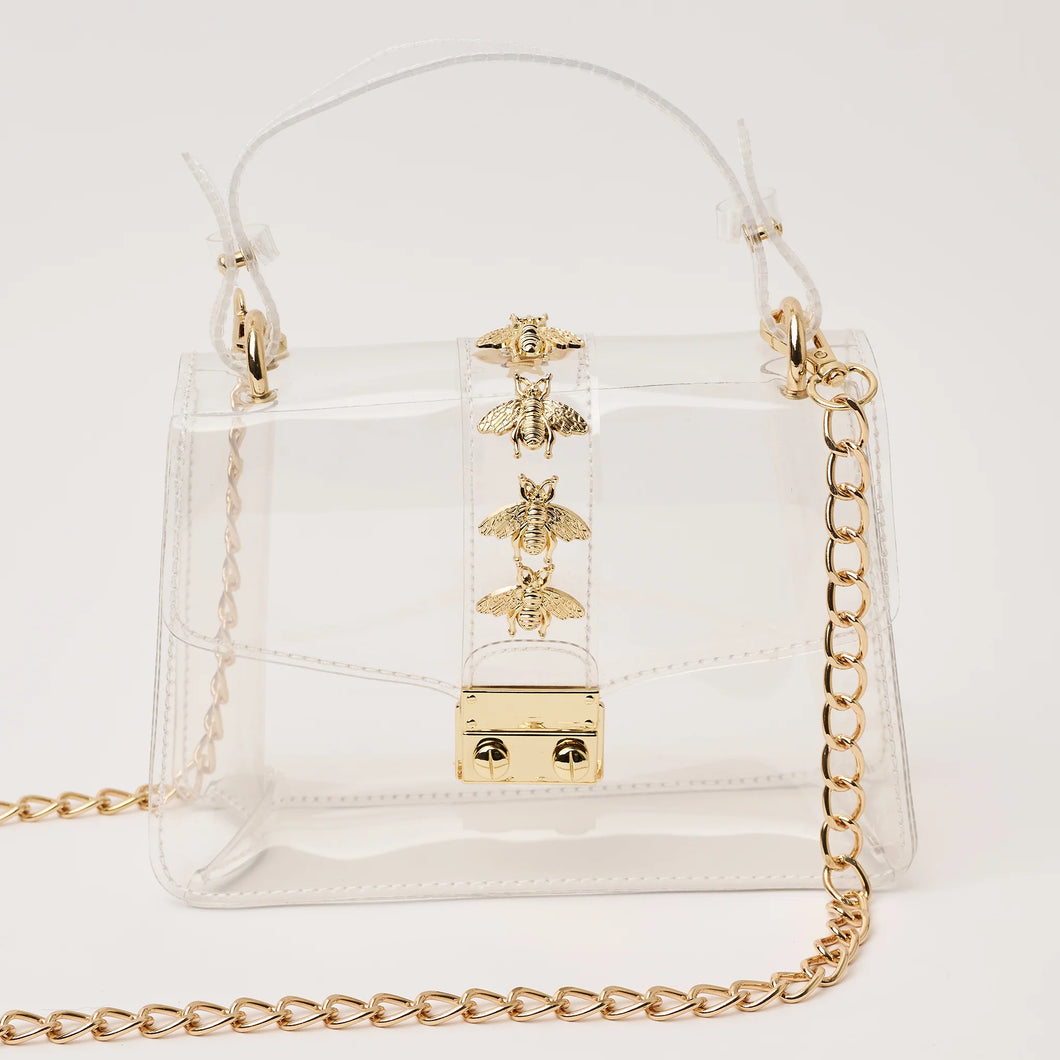 Kathryn in Bee Clear Crossbody
