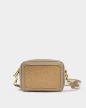 Load image into Gallery viewer, Katie Loxton Avery Raffia Small Crossbody Bag | Natural