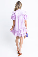Load image into Gallery viewer, Karlie Lovely Lilac Poplin Dress