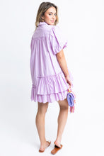 Load image into Gallery viewer, Karlie Lovely Lilac Poplin Dress