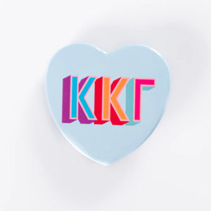 Sorority Block Letter Buttons