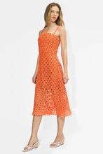 Load image into Gallery viewer, Adelyn Rae Karson Lace Midi Dress | Orange