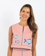 Load image into Gallery viewer, Garland Emmy Sleeveless Top | Fish Applique