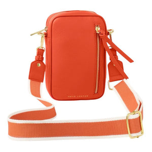 Katie Loxton Hallie Small Crossbody Bag | Deep Orange