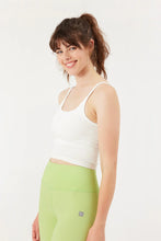 Load image into Gallery viewer, Cream Yoga Kendall Cami Bra Tank | White