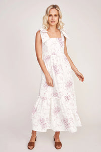 The Elizabeth Dress | Pink Heirloom Floral by Floraison Lane