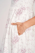 Load image into Gallery viewer, The Elizabeth Dress | Pink Heirloom Floral by Floraison Lane