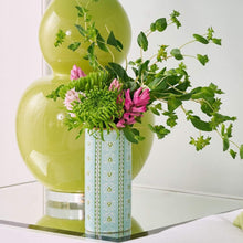 Load image into Gallery viewer, Laura Park Rosemary Stripe Blue Vase