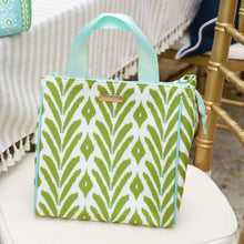 Load image into Gallery viewer, Laura Park Petite Frond Green Lunch Bag