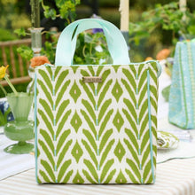 Load image into Gallery viewer, Laura Park Petite Frond Green Lunch Bag