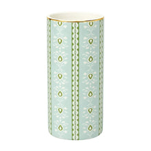Load image into Gallery viewer, Laura Park Rosemary Stripe Blue Vase