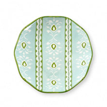 Load image into Gallery viewer, Laura Park Rosemary Stripe Blue Ceramic Ring Dish