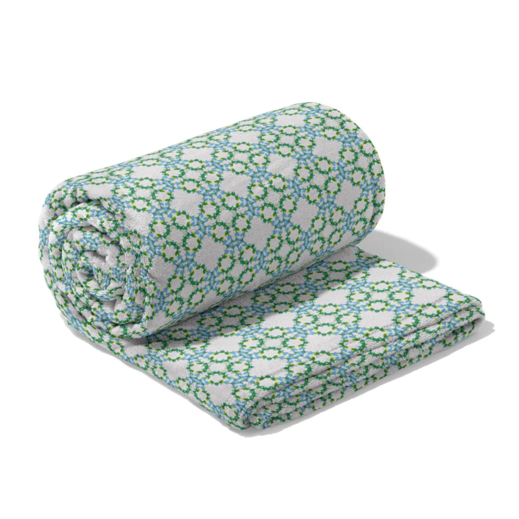 Laura Park Ski Bunny Fleece Blanket