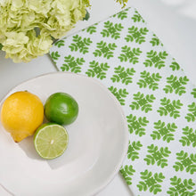 Load image into Gallery viewer, Laura Park Brushstrokes Green Tea Towel