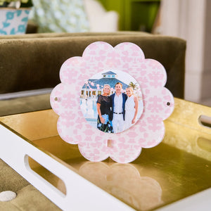 Laura Park Chintz Rose Acrylic Round Picture Frame