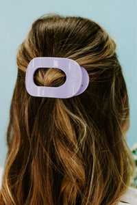 Teleties Lilac You Small Flat Round Clip