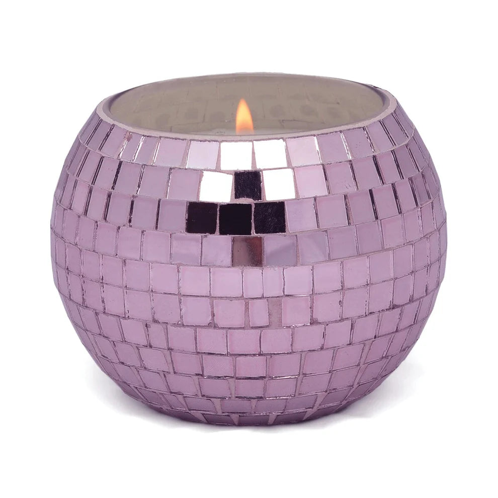 Magique 10 Oz Lavender Disco Ball Candle - Lavender Fern