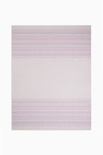Load image into Gallery viewer, LoveShackFancy Fairisle Jacquard Knit Throw Blanket | Magenta Clouds