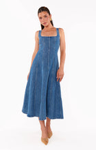 Load image into Gallery viewer, Show Me Your MUMU Prim Midi Dress | Windy Indigo