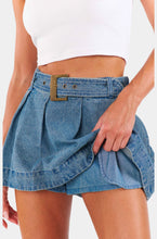 Load image into Gallery viewer, Show Me Your MUMU Lohan Mini Skort | Ozone Indigo